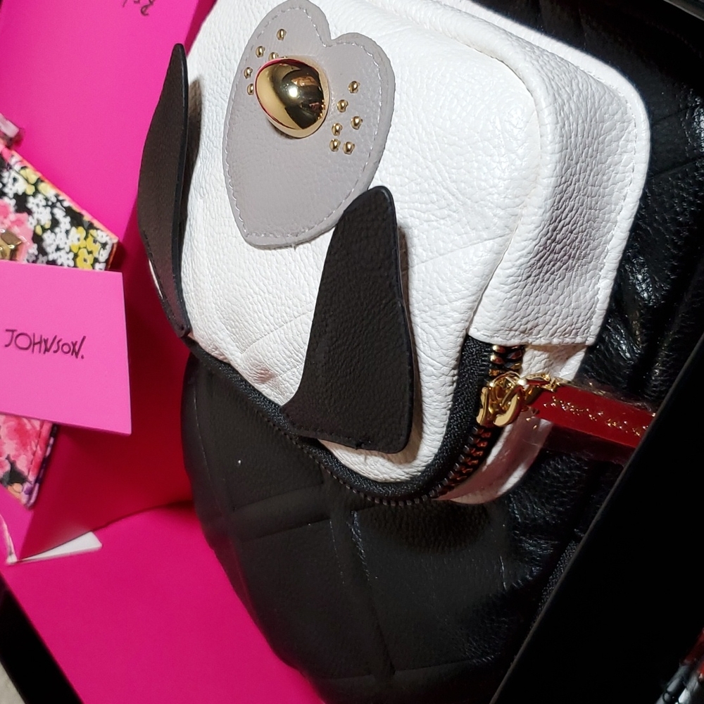 Betsey Johnson Mini Backpack + Credit Card Holder Set - Picture 11 of 11
